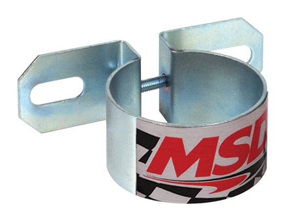 MSD 8213 Ignition Coil Bracket (Canister Style), Horizontal Mounting GM Coils