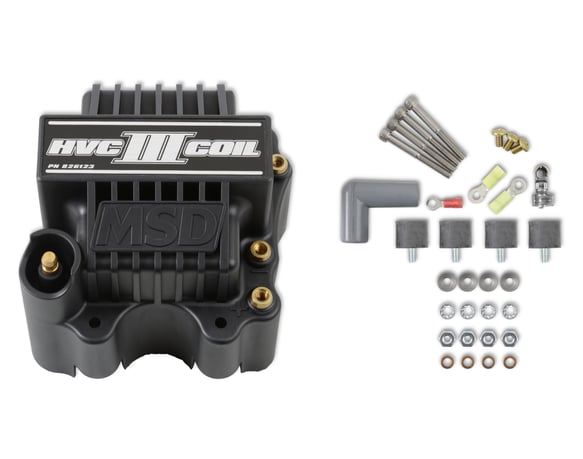 MSD 826123 Ignition Coil, HVC-3 Series, Black