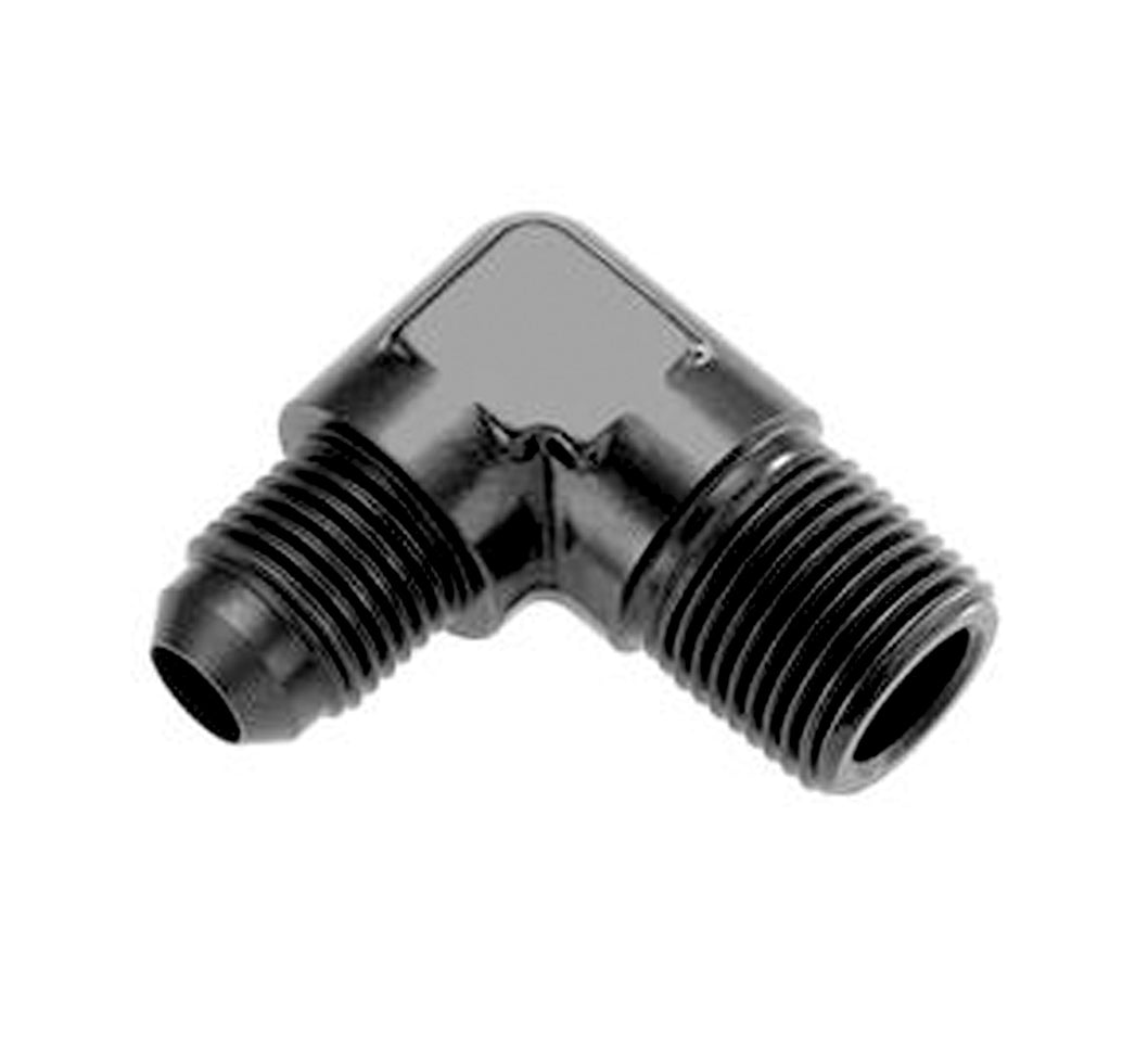 Redhorse Performance 822-06-06-2 -06 90 degree male adapter to -06 (3/8") NPT male - black