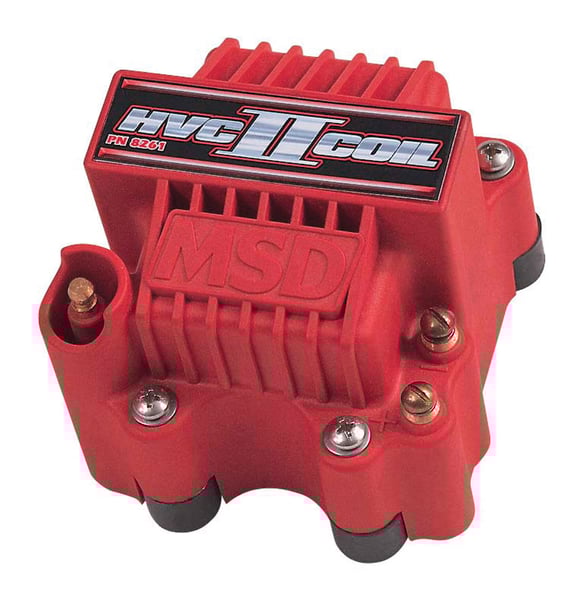 MSD 8261 Ignition Coil, HVC-2, 7 or 8 Series Ignitions - Red