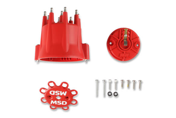 MSD 84335 Distributor Cap & Rotor Kit - Red