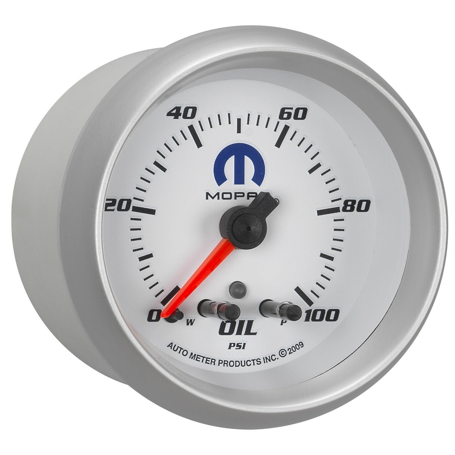 2-5/8" OIL PRESSURE, 0-100 PSI, MOPAR
