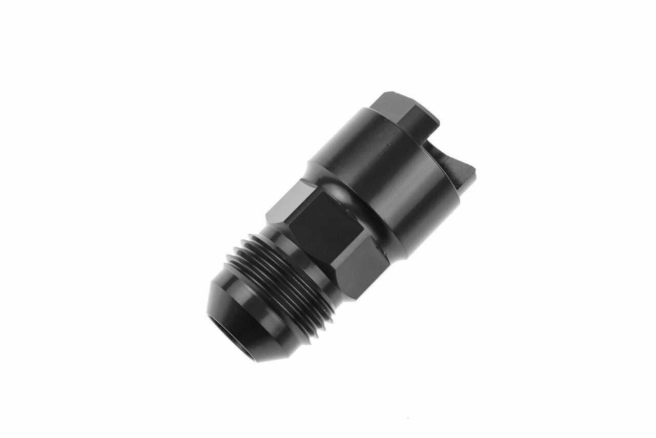 Redhorse Performance 881-06-06-2 EFI Fitting -06 AN Male to 3/8" SAE Quick-disconnect Female -black