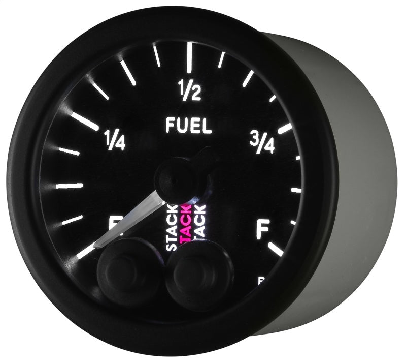 2-1/16" FUEL LEVEL, PROGRAMMABLE 0-280 ?, STACK PRO-CONTROL BLK