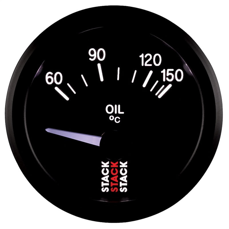 OIL TEMP, ELECTRIC, 52MM, BLK, 60-150 °C, M10 MALE