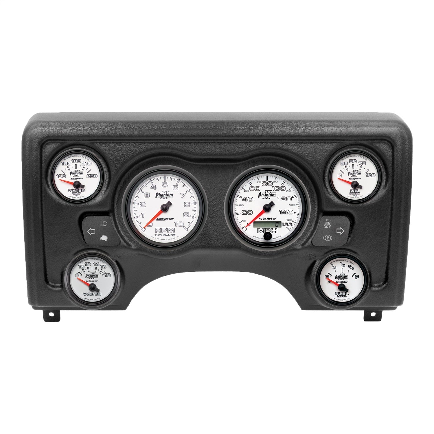 6 GAUGE DIRECT-FIT DASH KIT, JEEP TJ 97-06, PHANTOM II