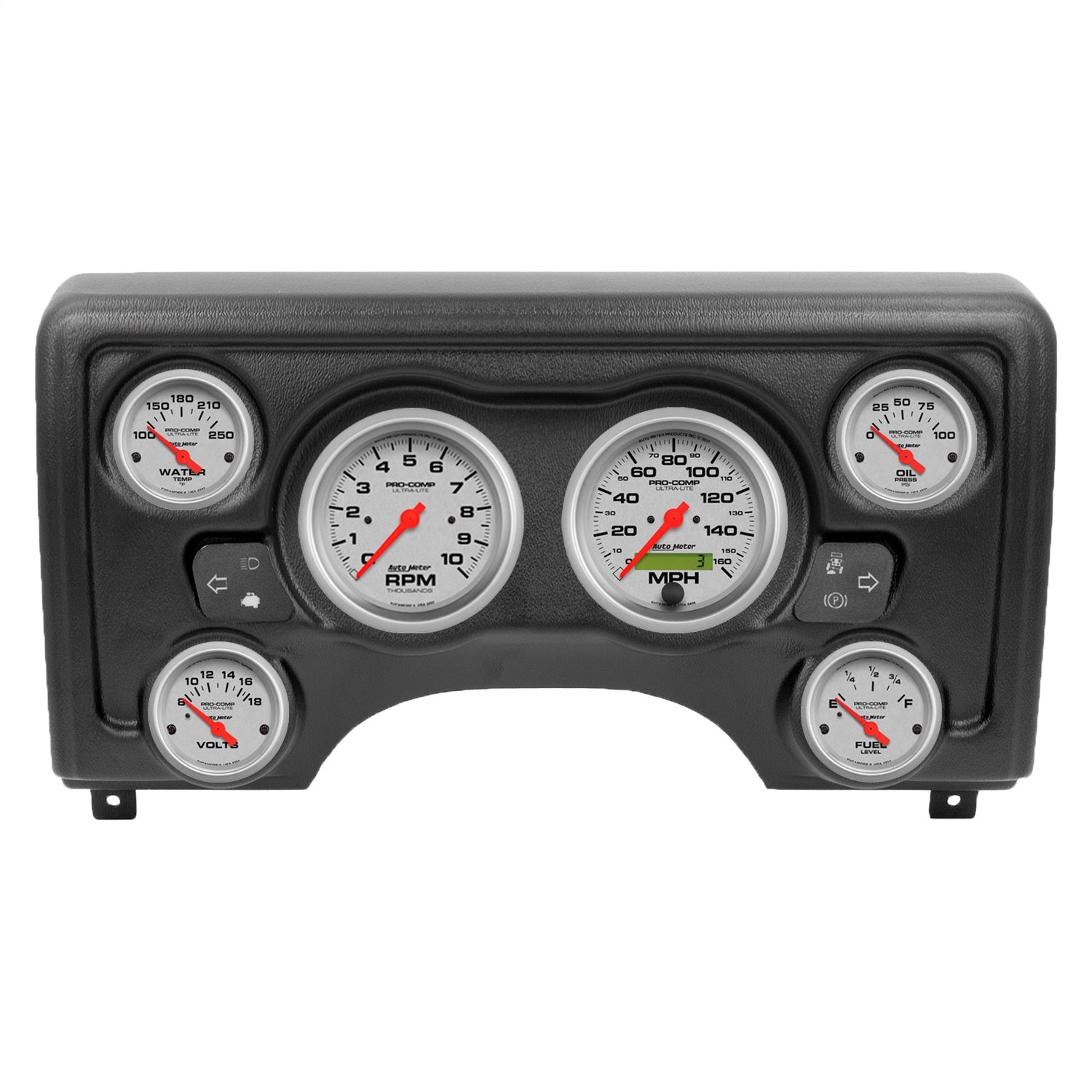 6 GAUGE DIRECT-FIT DASH KIT, JEEP TJ 97-06, ULTRA-LITE