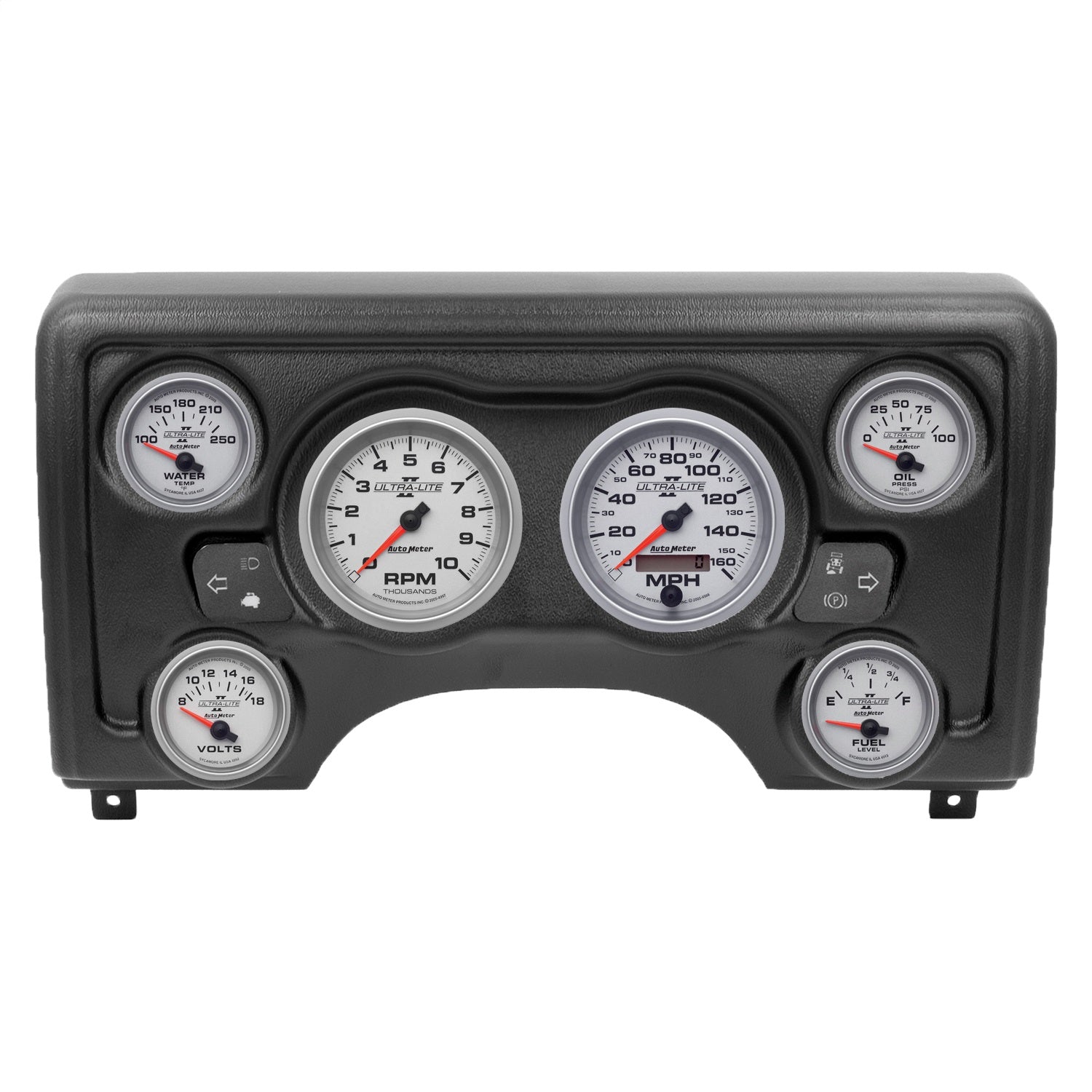 6 GAUGE DIRECT-FIT DASH KIT, JEEP TJ 97-06, ULTRA-LITE II