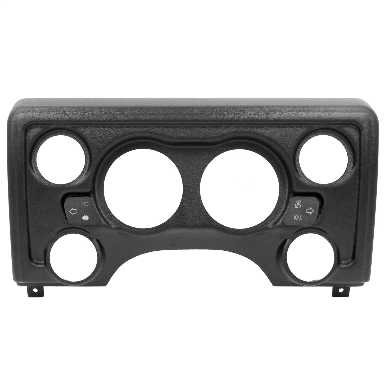 DIRECT FIT DASH PANEL, 6 GAUGE (3 3/8" X2, 2 1/6" X4), JEEP TJ / XJ