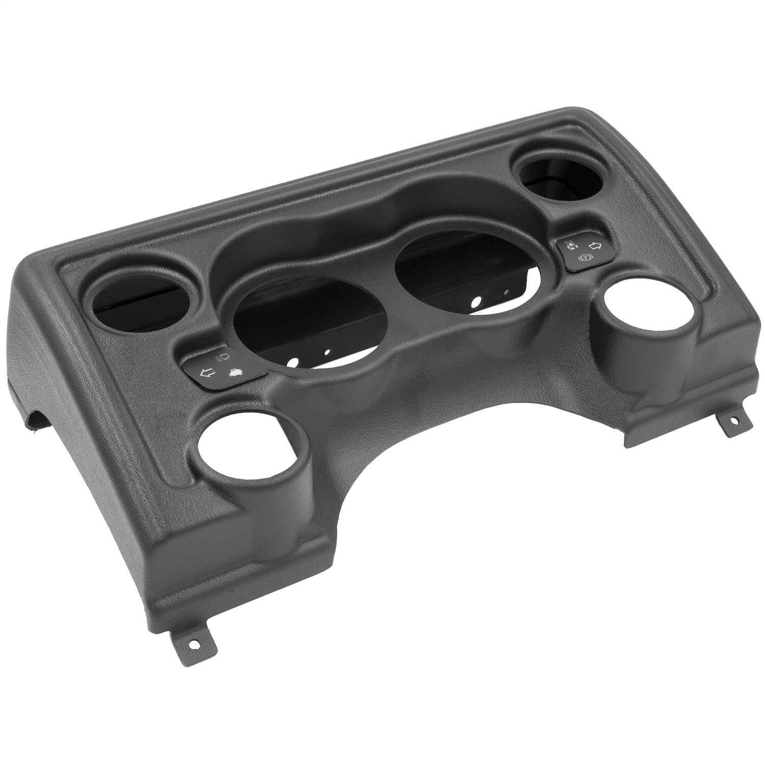DIRECT FIT DASH PANEL, 6 GAUGE (3 3/8" X2, 2 1/6" X4), JEEP TJ / XJ