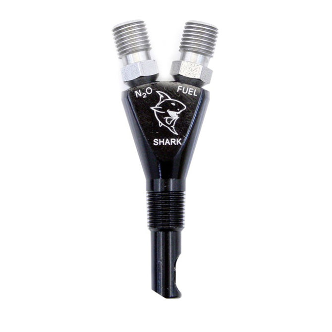 Nitrous Express 90016 Shark Nozzle, Jet Spray 1/8" NPT - Black