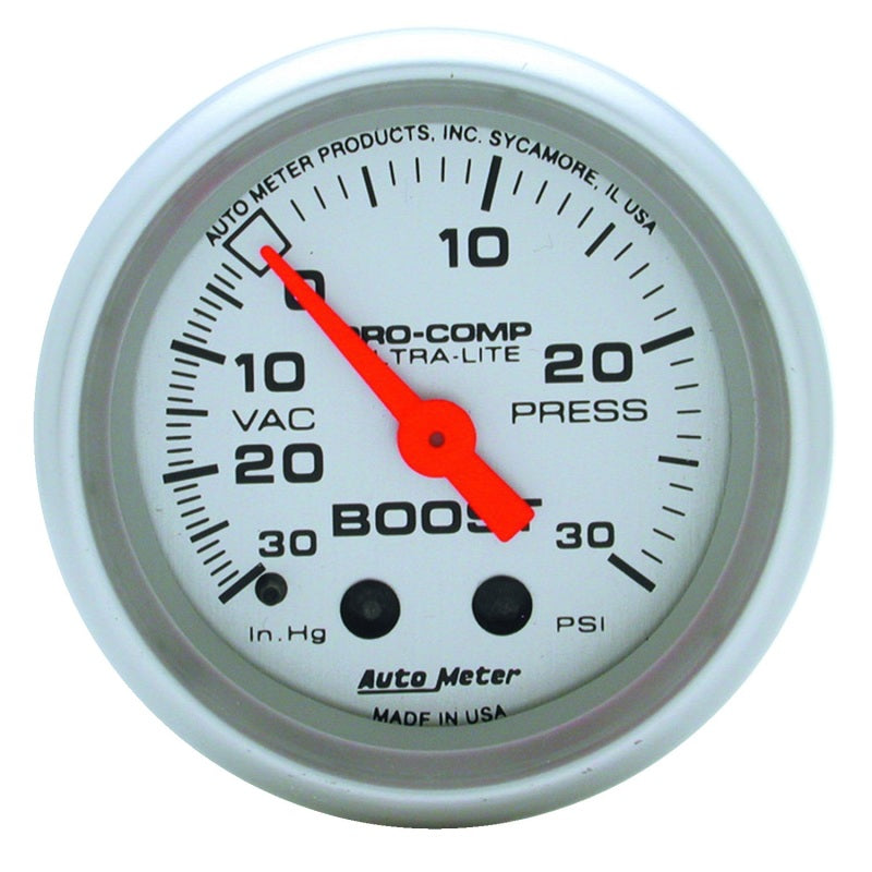 2-1/16" BOOST/VACUUM, 30 IN HG/30 PSI, ULTRA-LITE