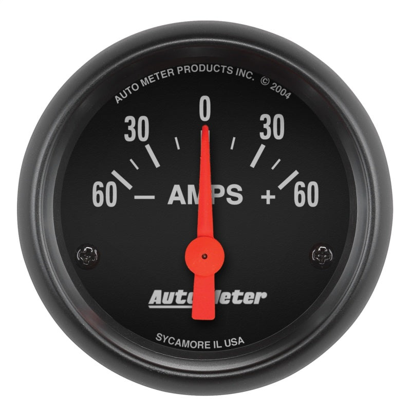 2-1/16" AMMETER, 60-0-60 AMPS, Z-SERIES