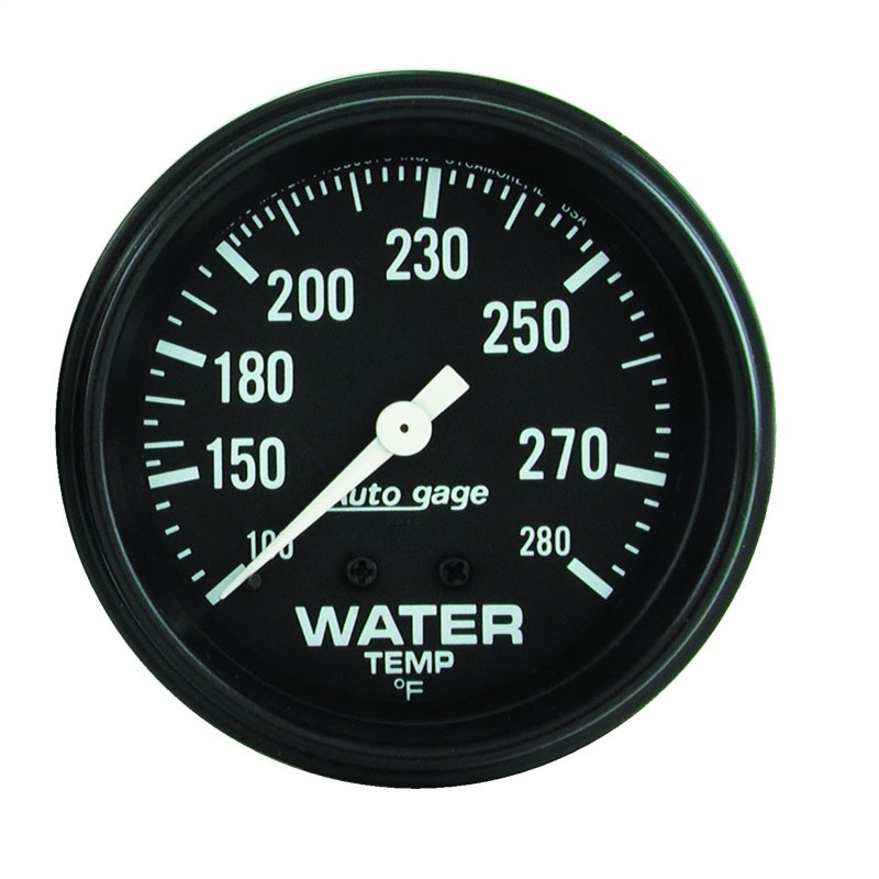 2-5/8" WATER TEMPERATURE, 100-280 °F, AUTO GAGE