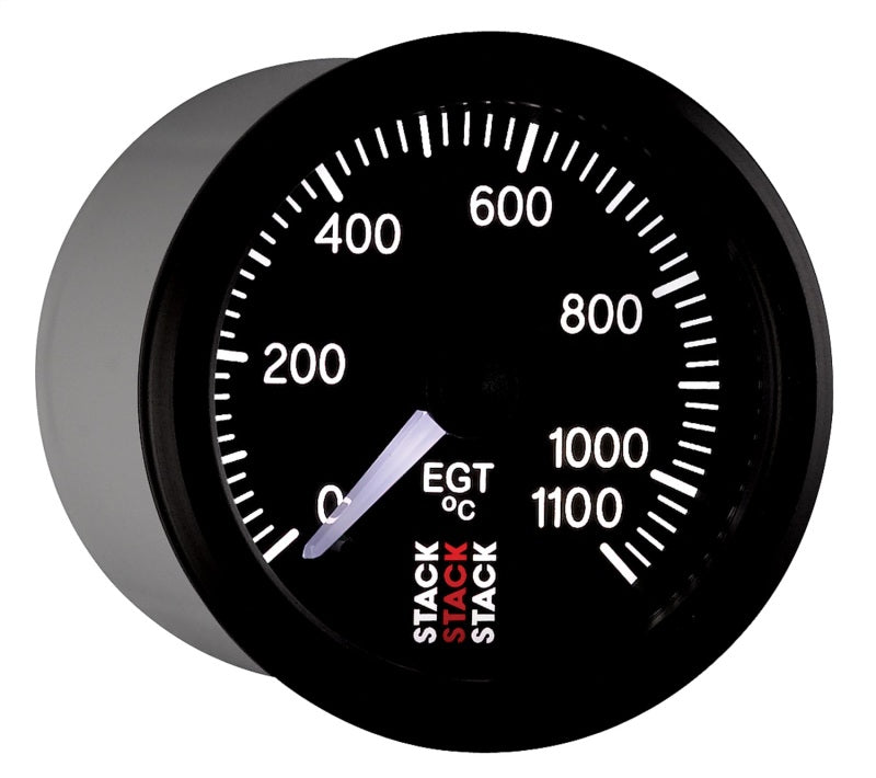 EXHAUST GAS TEMP, PRO STEPPER MOTOR, 52MM, BLK, 0-1100 °C