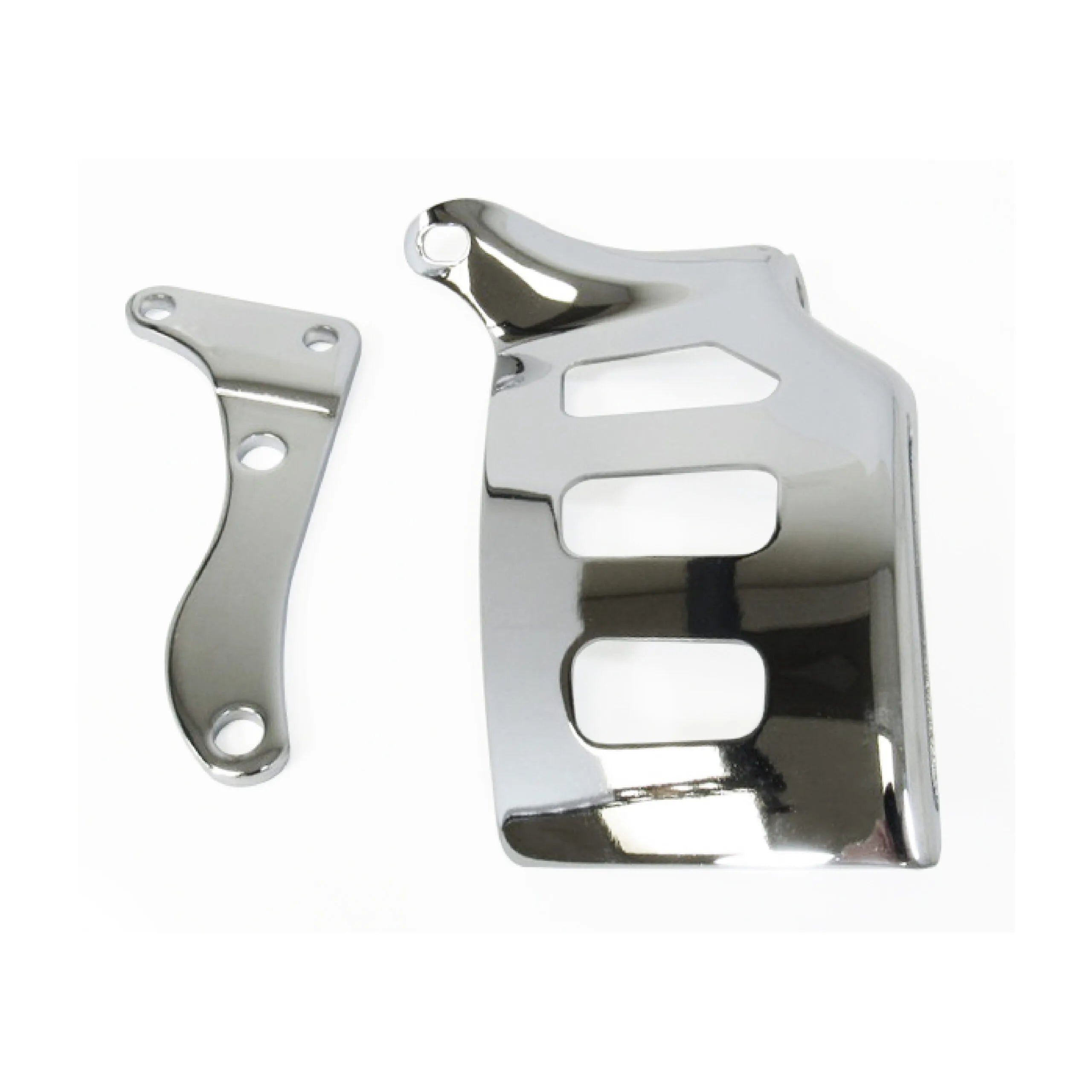RPC R1637 1976-86 SBC High Tech Style LWP Alternator Bracket  Chrome