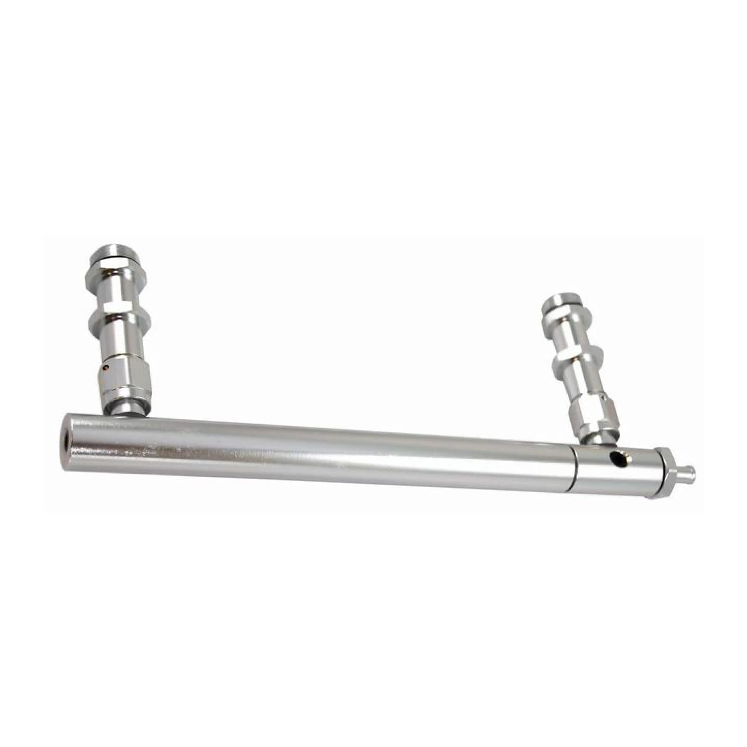 RPC R2157 Billet Dual Feed 4150 Series Carburetor Fuel Log - Clear Anodized
