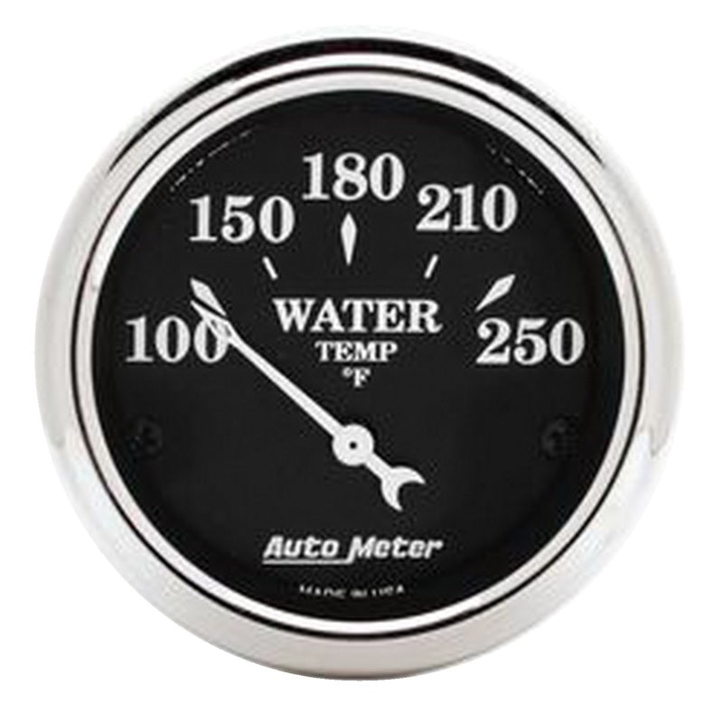 2-1/16" WATER TEMPERATURE, 100-250 °F, OLD TYME BLACK