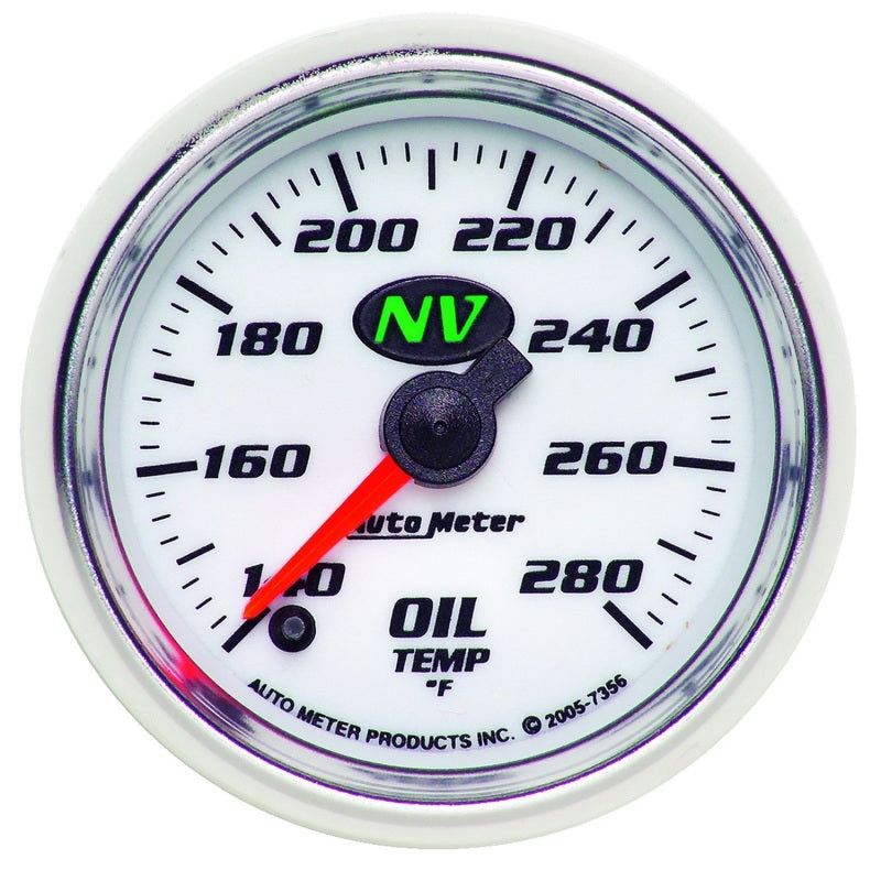 2-1/16" OIL TEMPERATURE, 140-280 °F, NV