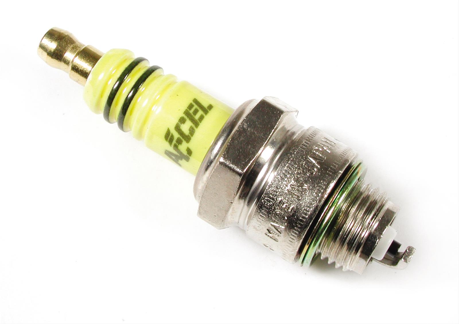 ACCEL 8197 C-Cut Performance Spark Plugs, 14mm Thread - .375" Reach