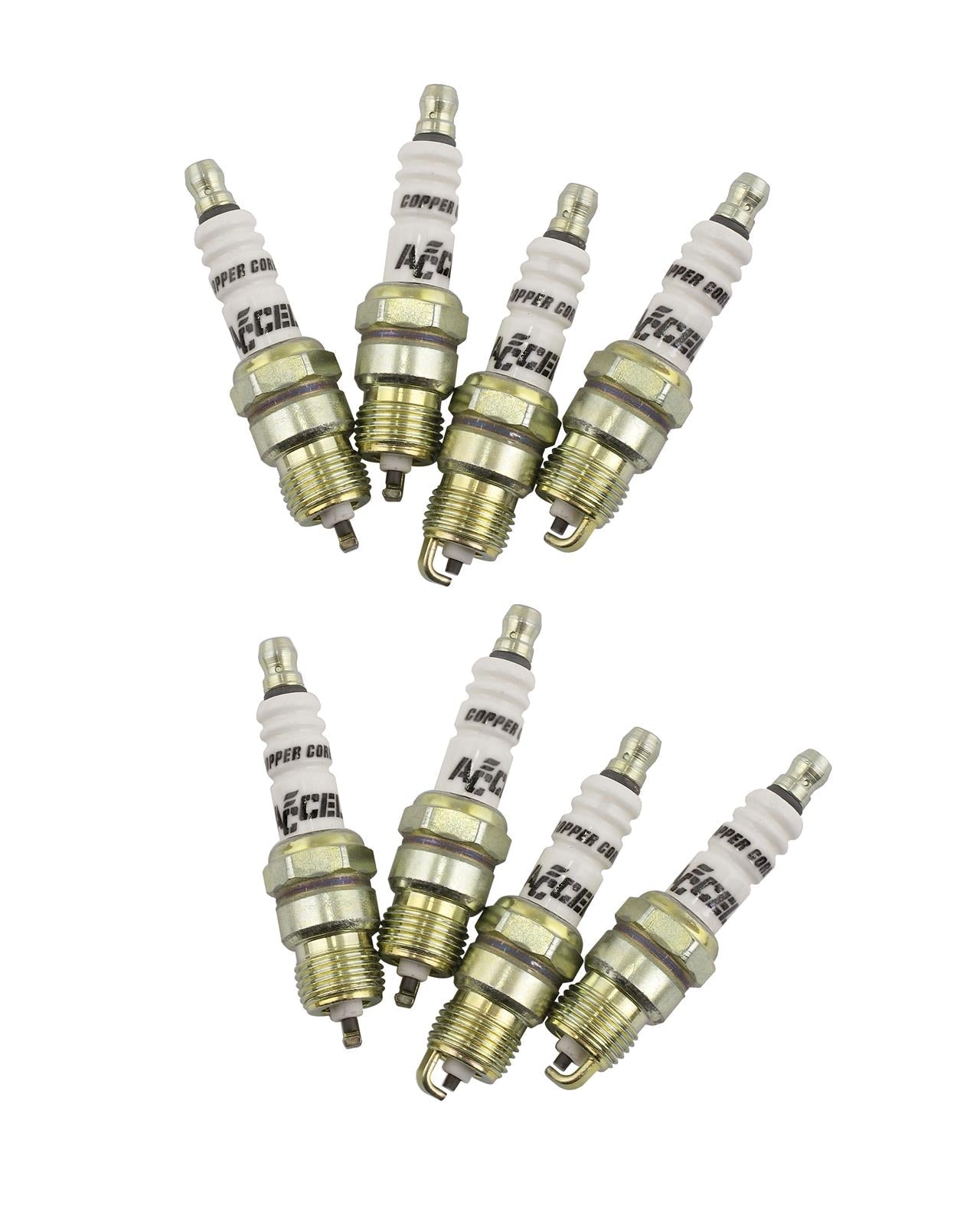 ACCEL 8199 HP Copper Spark Plug - Shorty 14mm - .460" Reach, 2 Pack of 0576S-4