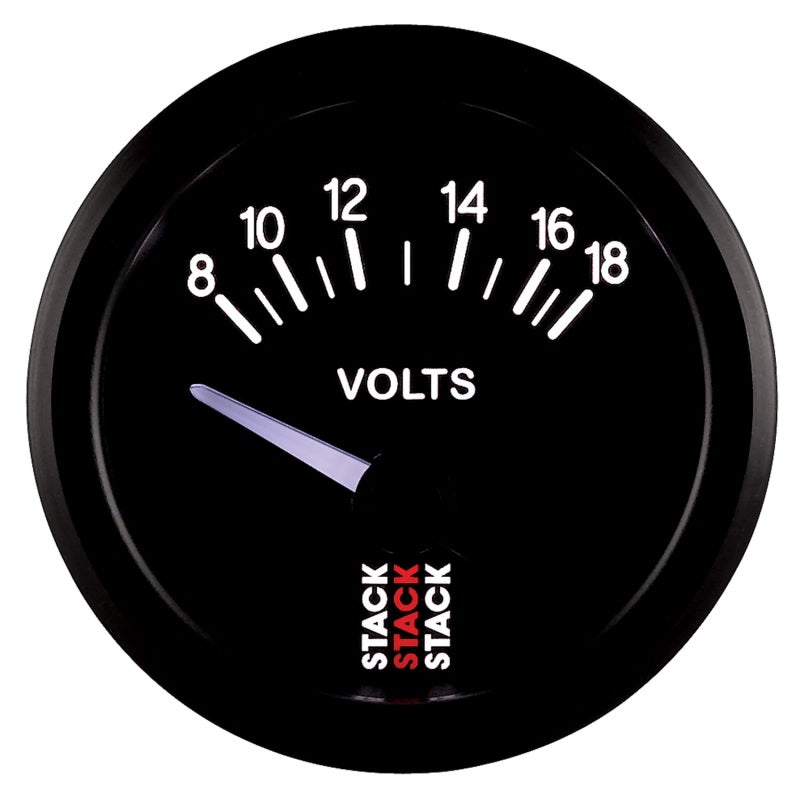 BATTERY VOLTAGE, ELECTRIC, 52MM, BLK, 8-18V