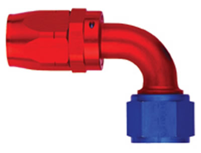 Aeroquip FCM4032 Fitting Hose End 90 Degree -6 AN -6 AN Adapter Aluminum