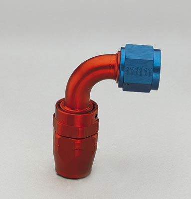 Aeroquip FCM4036 Fitting Hose End 90 Degree -16 AN -16 AN Adapter Aluminum