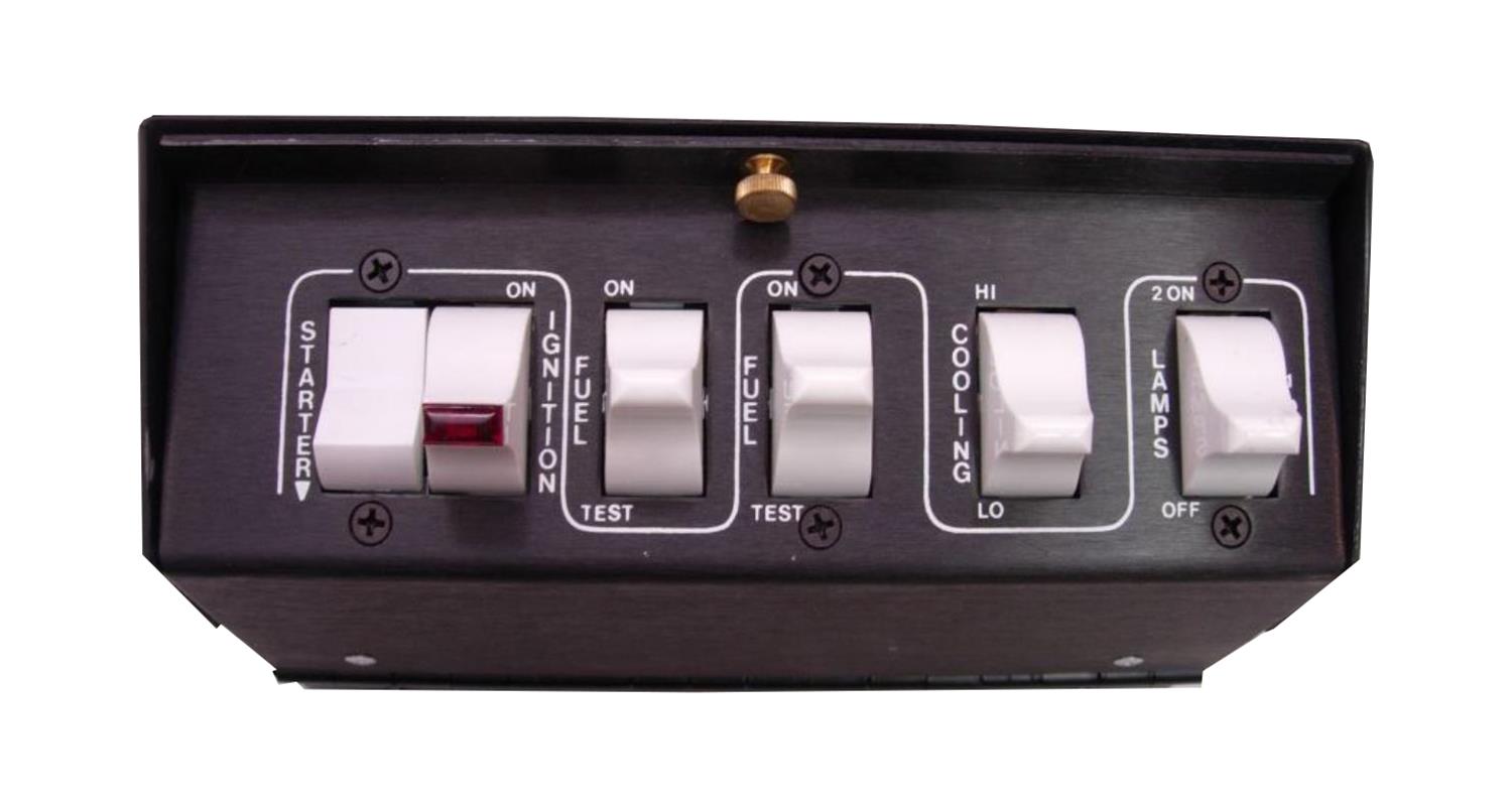 ARC 3700 Switch Panel 8" Wide x 2.75" Tall, 6 Rocker Switches