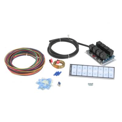 ARC 8000R Flat Touch Switch Panel 8.750" x 2.375", 8 Switches