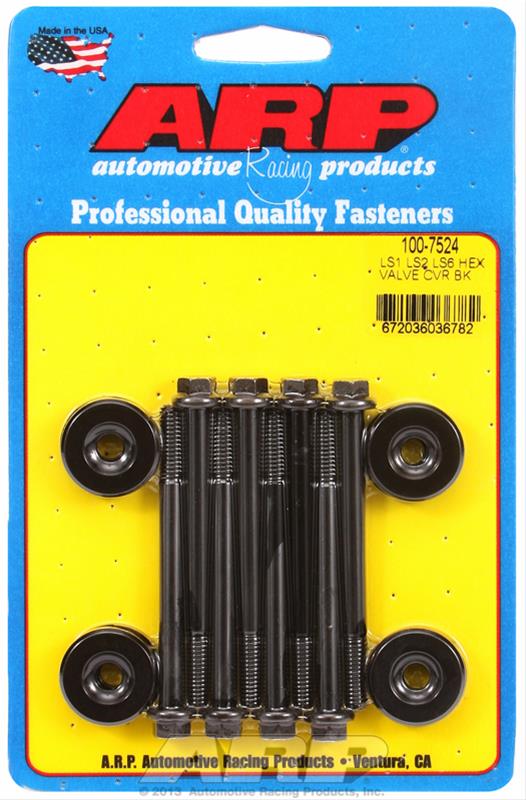 ARP 100-7524 Valve Cover Bolt Kit, GM LS - 6mm Thread Size