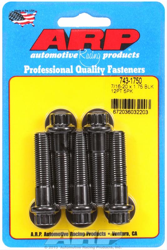 ARP 743-1750 Chromoly Bolts, 7/16"-20 RH Thread - 1.750" UHL