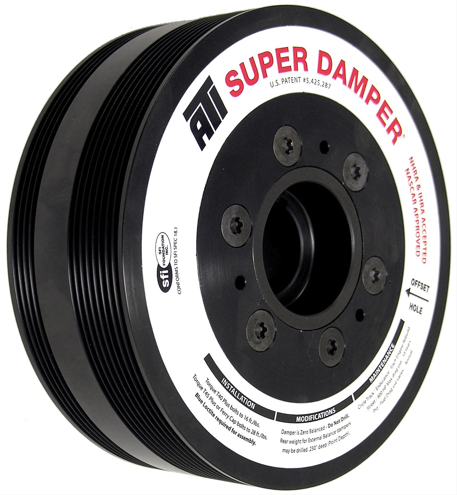 ATI 918620 Super Damper Harmonic Balancer, Corvette LS7 (with A/C)