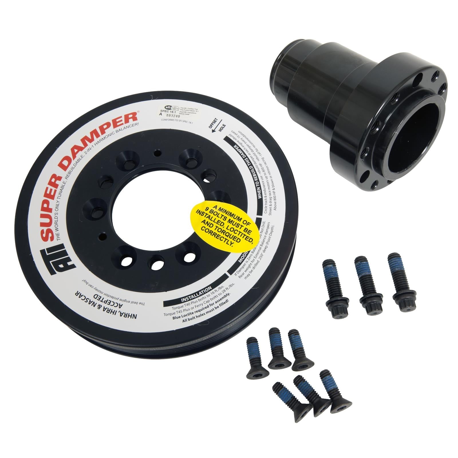 ATI 918644 Super Damper Harmonic Balancer, Chevy/GM 5.3L, 6.0L no A/C