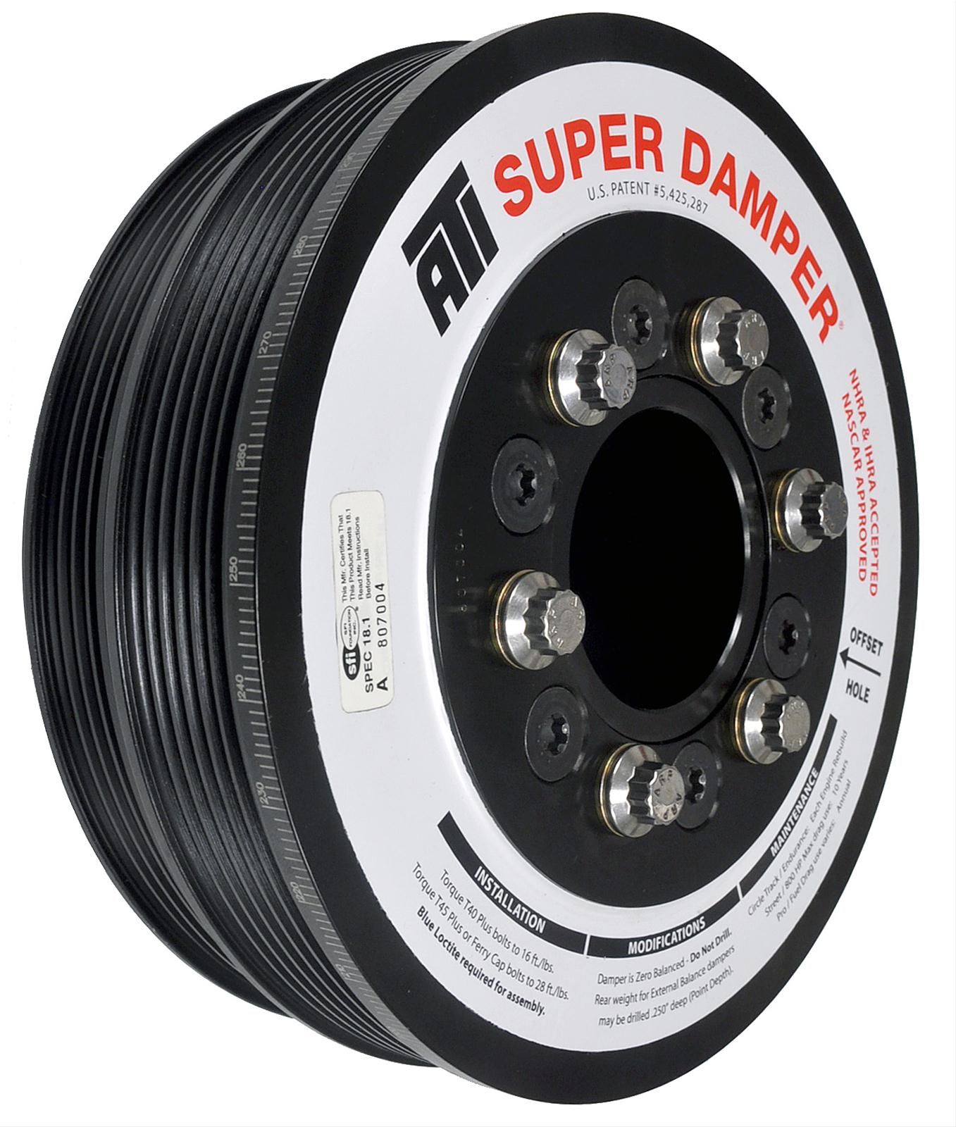 ATI 918853 Super Damper LS1/LS2 F-Body Camaro Supercharger, 7.500"