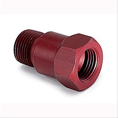 AutoMeter 2272 Temperature Adapter 5/8-18 UNF Female to 3/8 NPT Male Aluminum