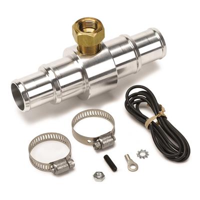AutoMeter 2282 Radiator Hose Adapter Aluminum 1 in. to 1.25 in. with Sending Uni