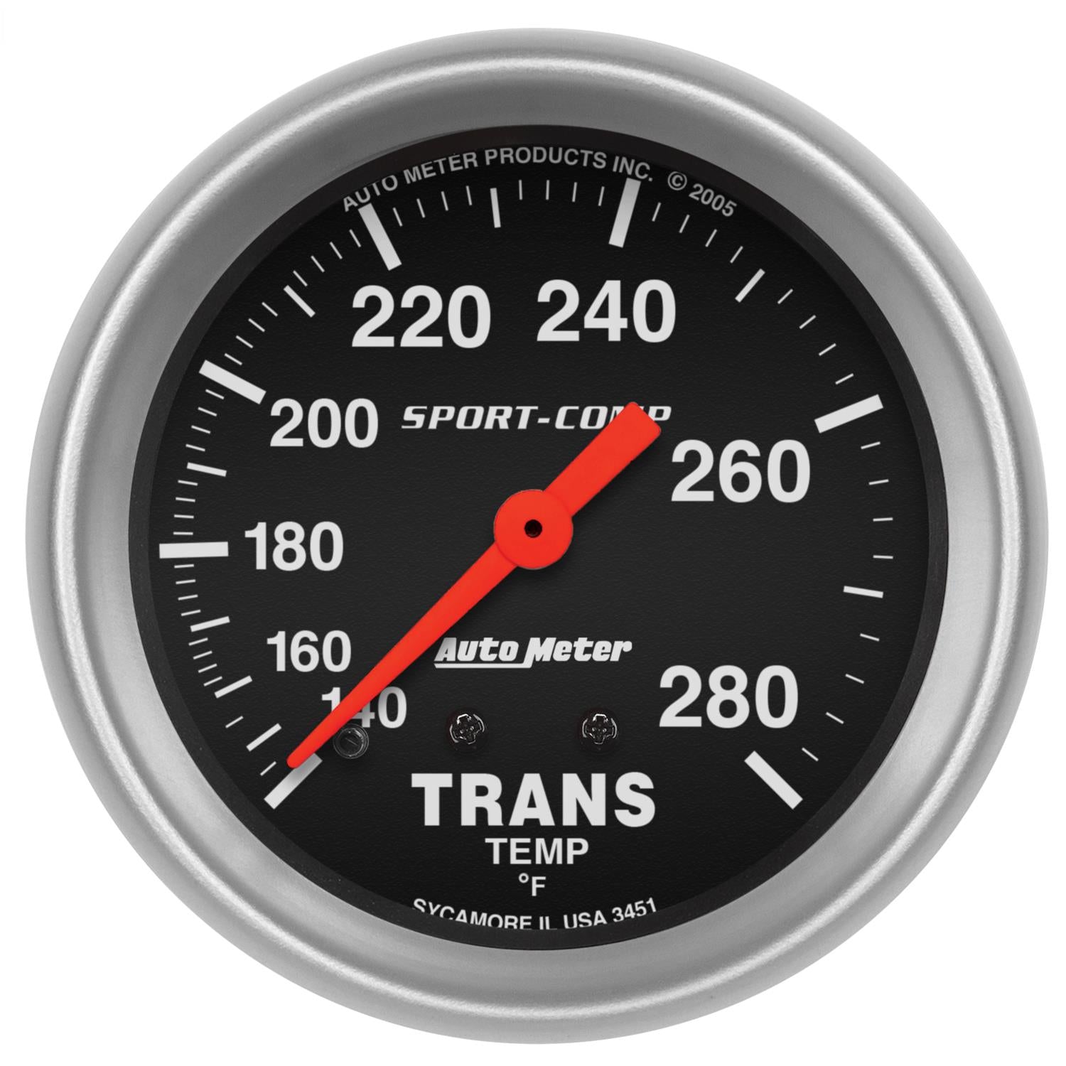 Autometer 3451 Sport-Comp Mechanical Transmission Temperature Gauge