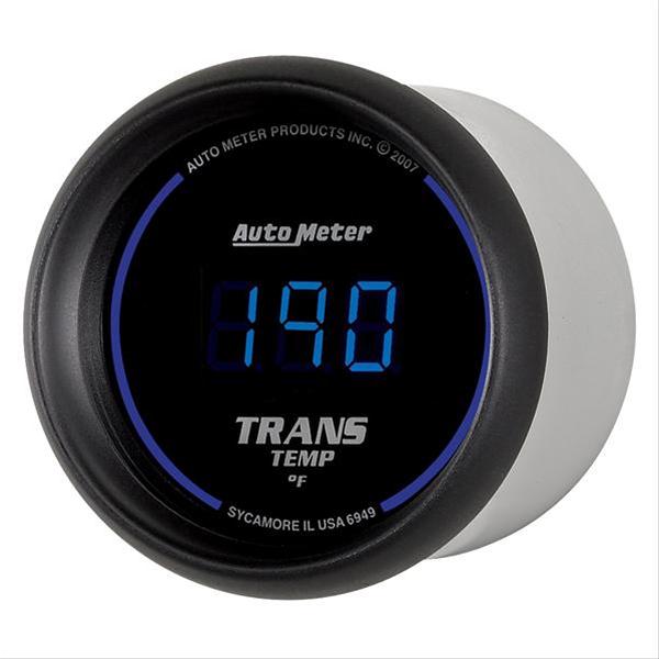 Autometer 6949 Cobalt Digital Transmission Temperature Gauge, 2-1/16" Dia.