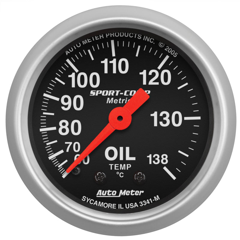 2-1/16" OIL TEMPERATURE, 60-140 °C, SPORT-COMP