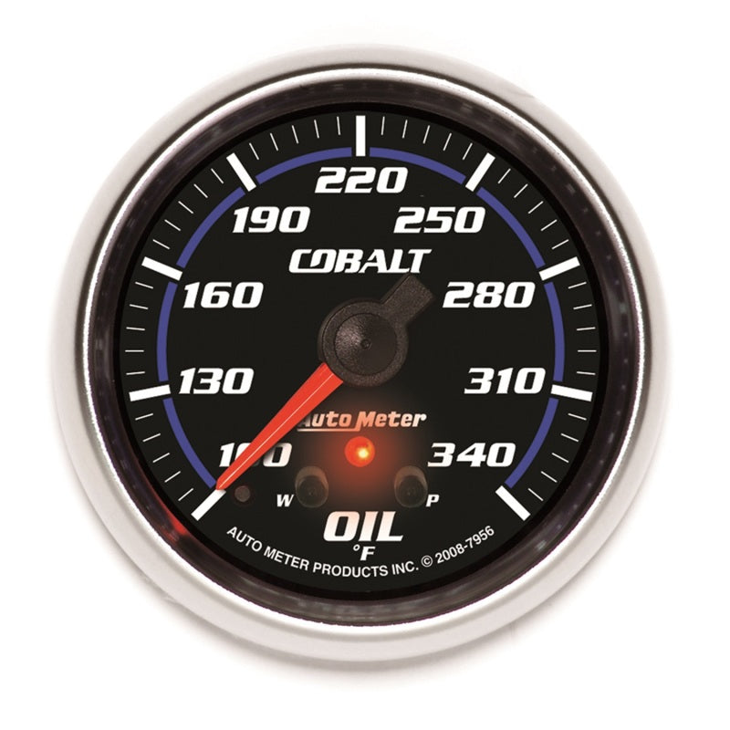 2-5/8" OIL TEMPERATURE, 100-340 °F, COBALT