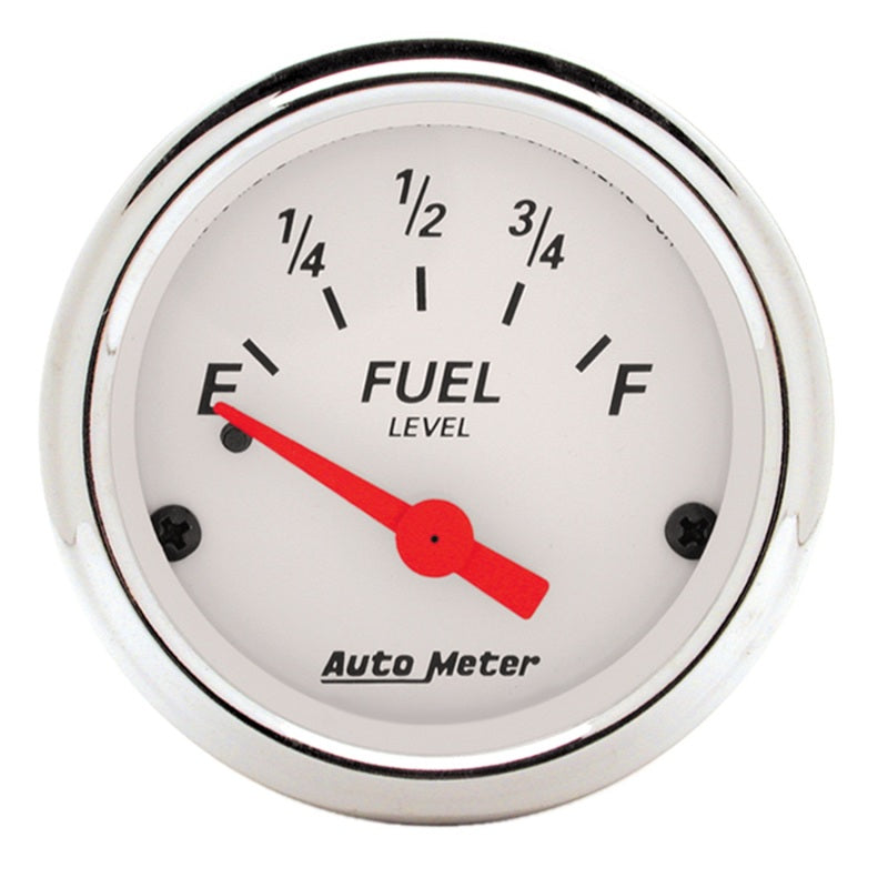 2-1/16" FUEL LEVEL, 0-30 ?, ARCTIC WHITE