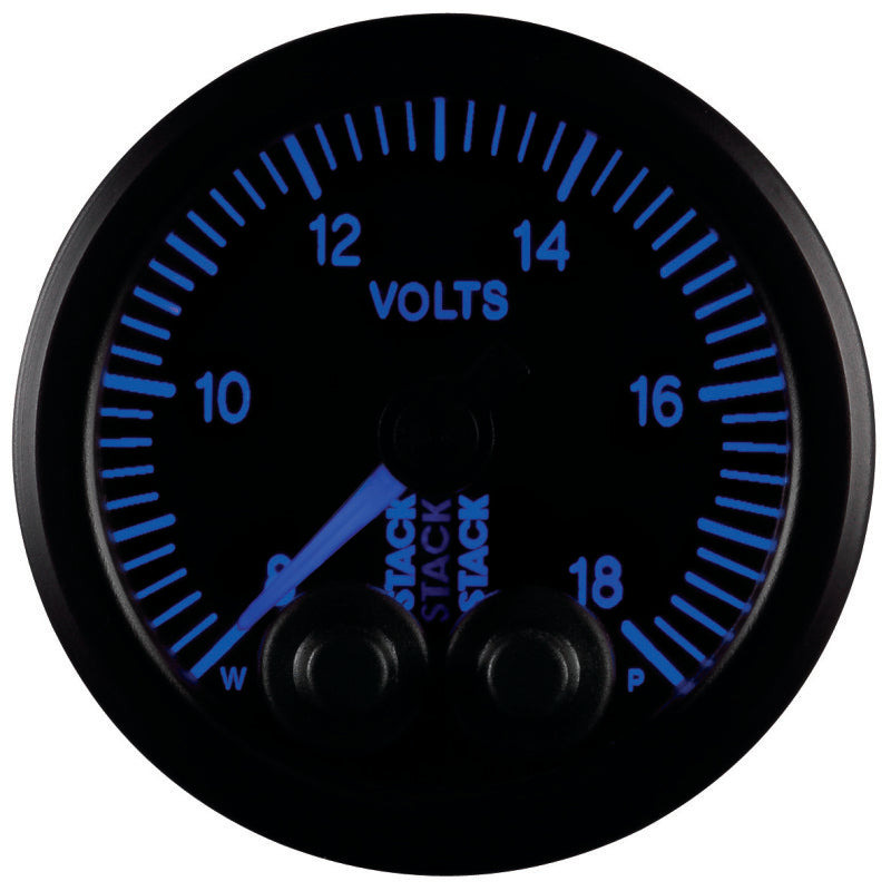 BATTERY VOLTAGE, PRO-CONTROL, 52MM, BLK, 8-18V