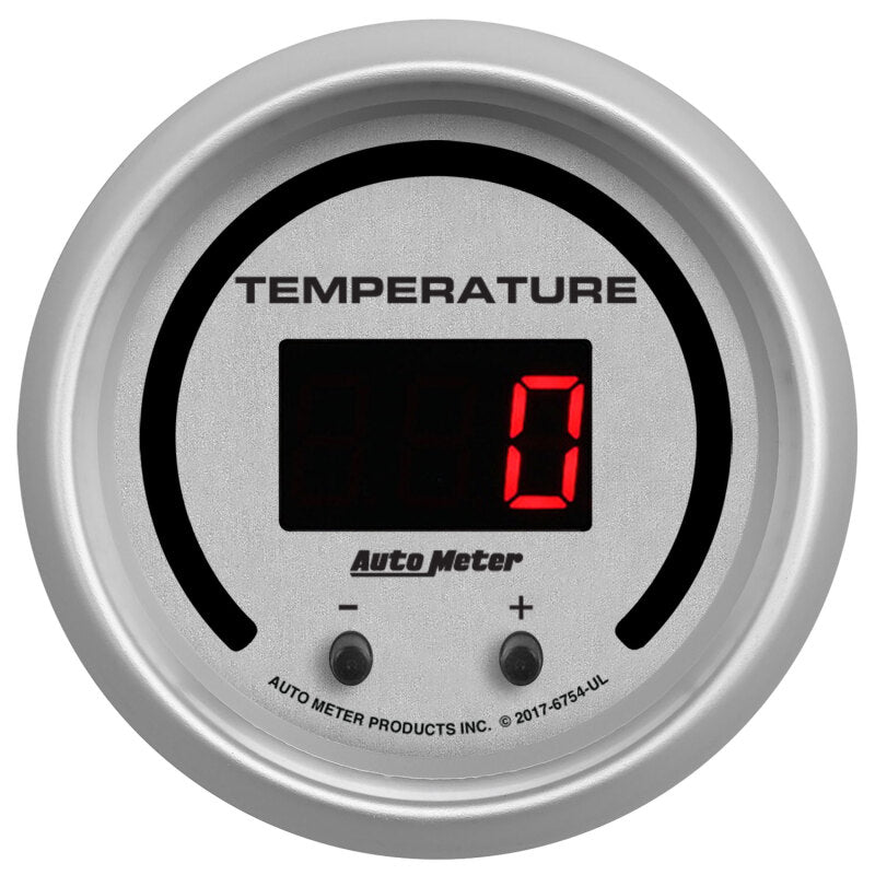 2-1/16" TWO CHANNEL FLUID TEMPERATURE, SELECTABLE SCALE ºF / ºC, ULTRA-LITE ELITE DIGITAL