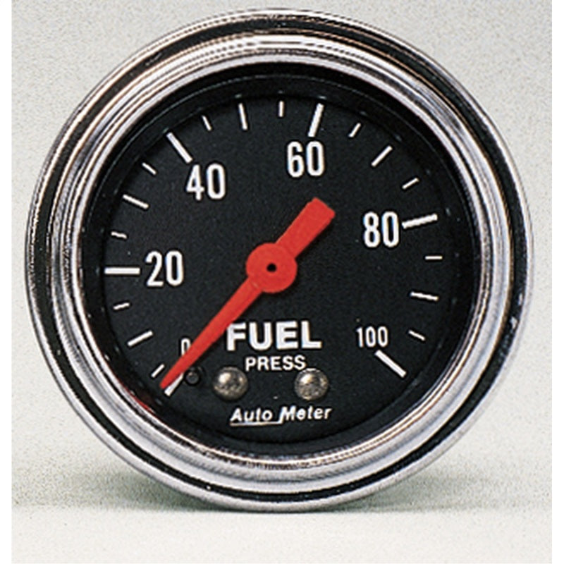 2-1/16" FUEL PRESSURE, 0-100 PSI, TRADITIONAL CHROME