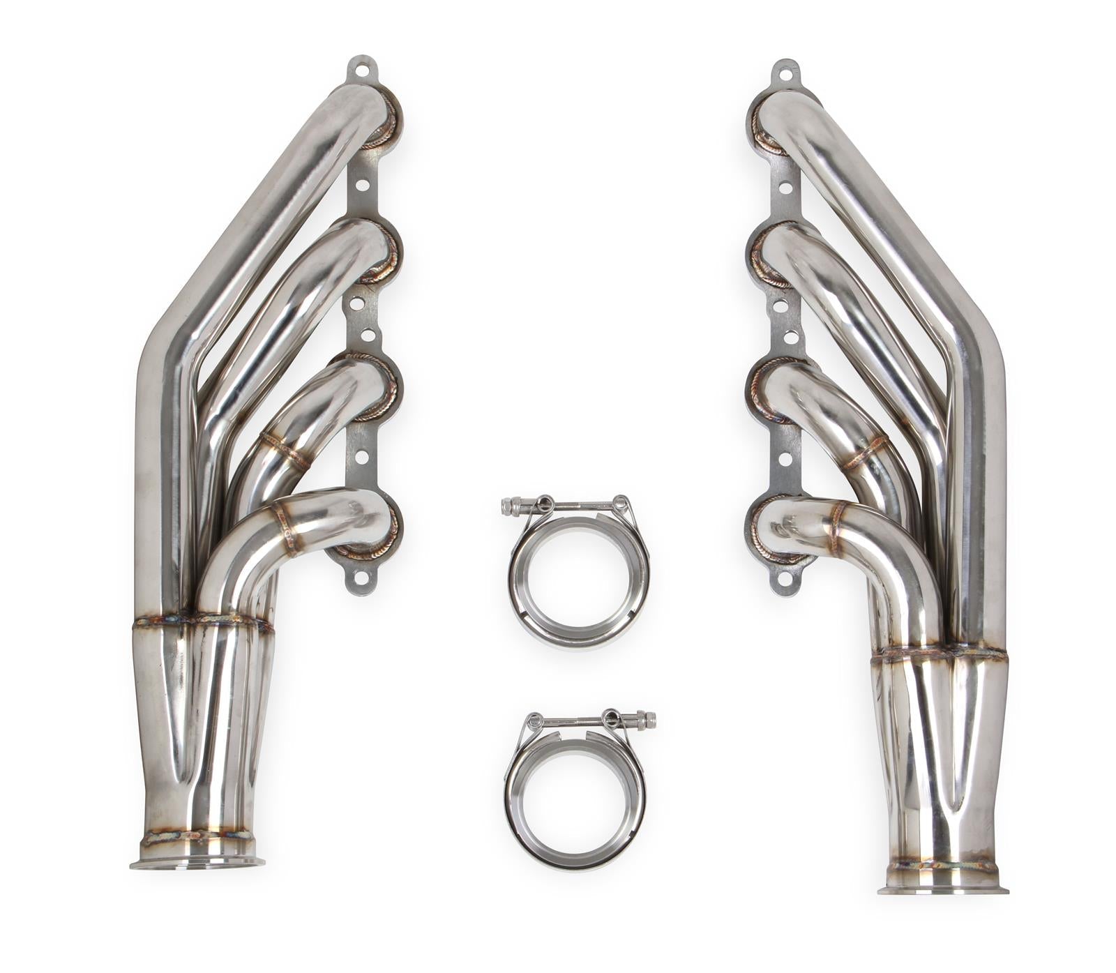 Flowtech 11537FLT LS Turbo Headers, Forward and Up - Stainless Steel