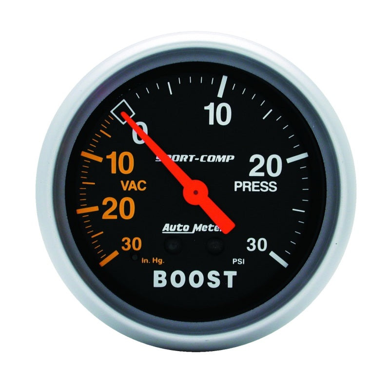 2-5/8" BOOST/VACUUM, 30 IN HG/30 PSI, SPORT-COMP