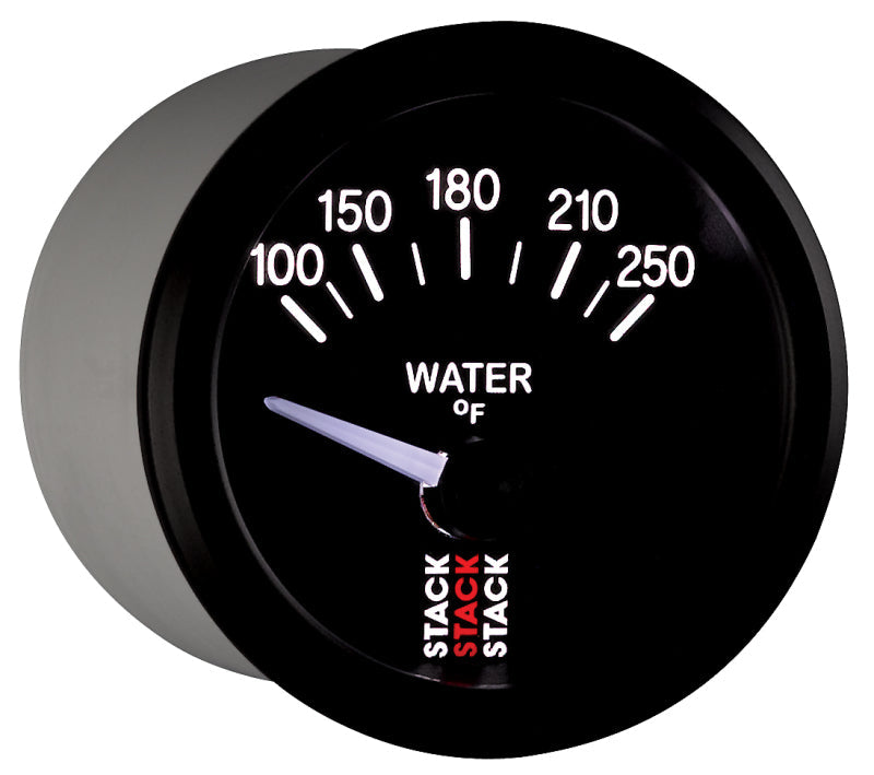 WATER TEMP, ELECTRIC, 52MM, BLK, 100-250 °F, 1/8" NPTF