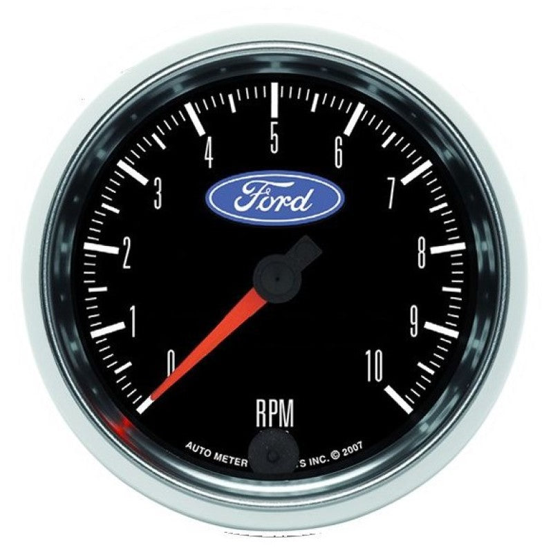 3-3/8" IN-DASH TACHOMETER, 0-10,000 RPM, FORD