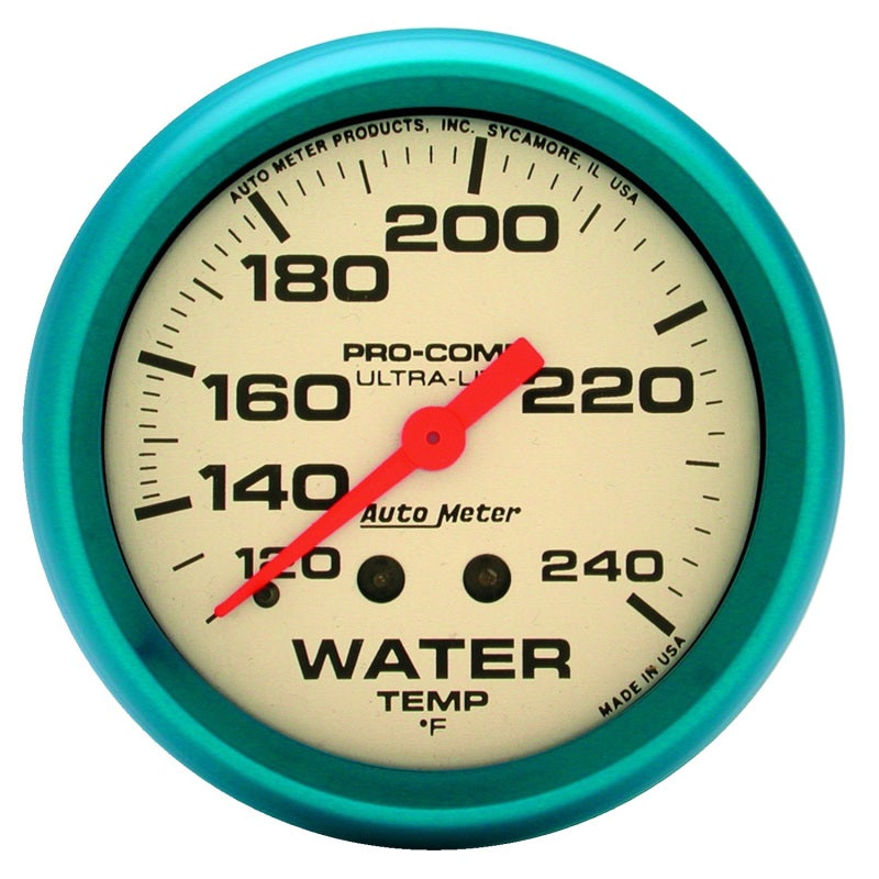 2-5/8" WATER TEMPERATURE, 120-240 °F, ULTRA-NITE